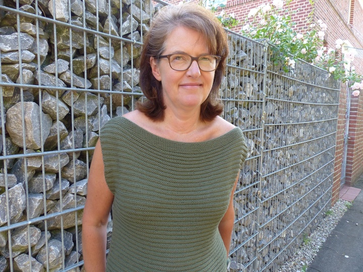 Strickanleitung  „Schulterfreies Top“