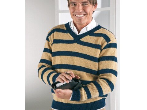 Strickanleitung Herrenpullover "Ideal" 750142