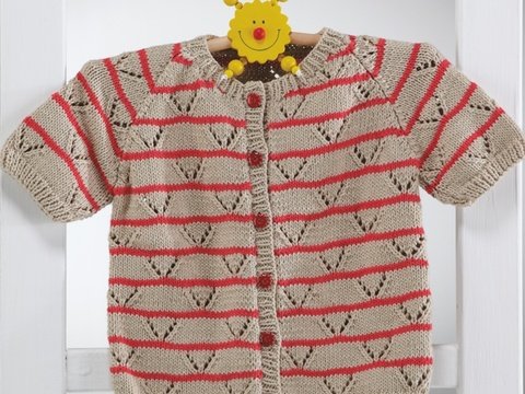 Strickanleitung Kleinkinderjäckchen "Macau" 754107