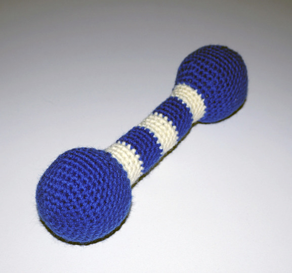 Häkelanleitung Hundespielzeug "Wurfkeule"