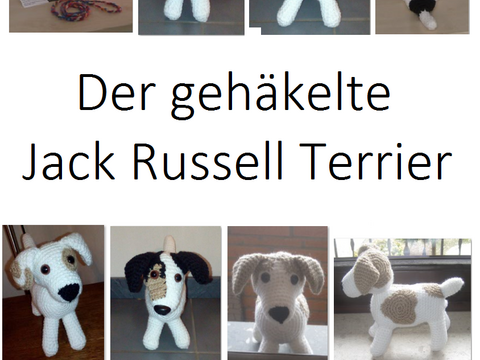 Der gehäkelte Jack Russell Terrier