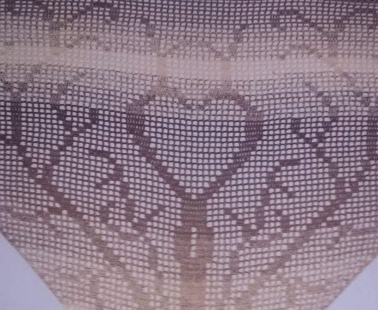 Motivtuch Love Tree, Dreieckstuch, Häkelanleitung - Bild 4