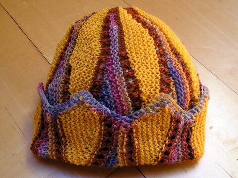 Strickanleitung Mütze "Sonnenschein" Größe für Erwachsene