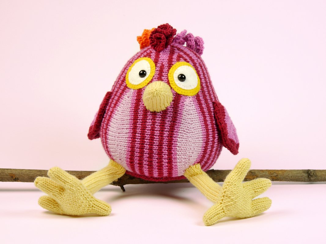 FUNNY BIRD knitting pattern