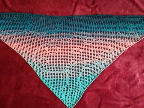 Motivtuch Shorti der Fliegenpilz für Kids, Kindertuch, Dreieckstuch, Häkelanleitung