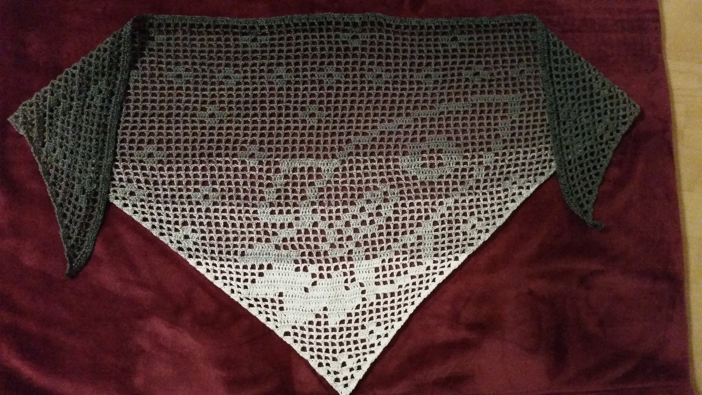 Motivtuch Raketenantrieb für Kids, Dreieckstuch, Häkelanleitung