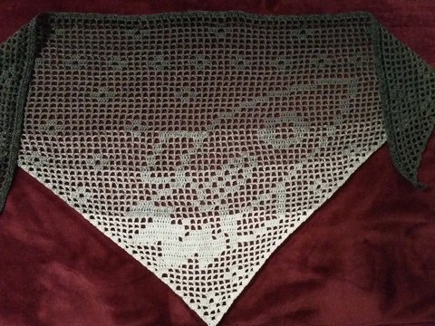 Motivtuch Raketenantrieb für Kids, Dreieckstuch, Häkelanleitung