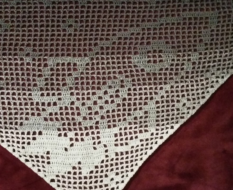 Motivtuch Raketenantrieb für Kids, Dreieckstuch, Häkelanleitung - Bild 3