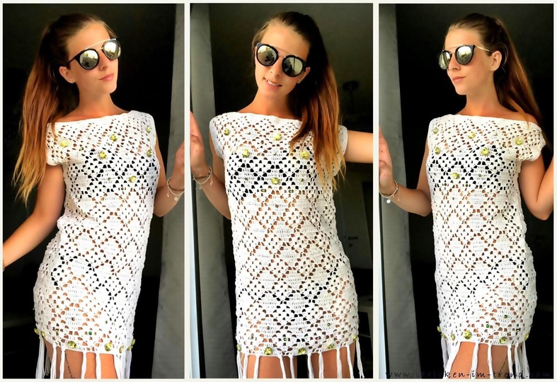 Crochet Pattern for a tunic / dress | BEACH#ready