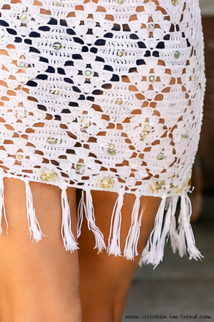 Häkelanleitung für Tunika / Kleid mit Fransen | Strandtunika BEACH#ready - Bild 4
