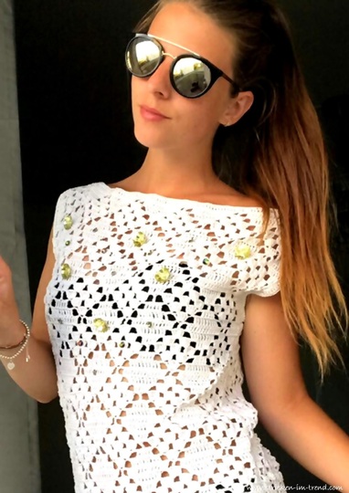 Crochet Pattern for a tunic / dress | BEACH#ready