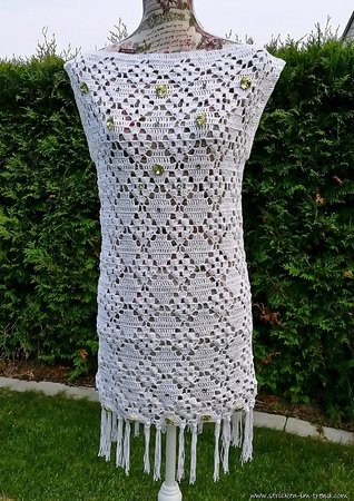 Crochet Pattern for a tunic / dress | BEACH#ready
