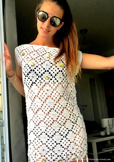 Crochet Pattern for a tunic / dress | BEACH#ready