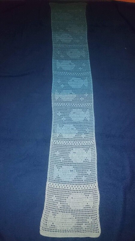 Sternzeichen-Schal Fische, Häkelanleitung - Bild 2