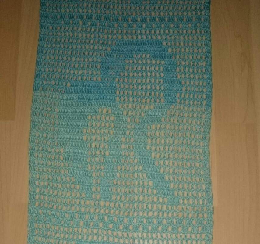 Sternzeichen-Schal Jungfrau, Häkelanleitung - Bild 2