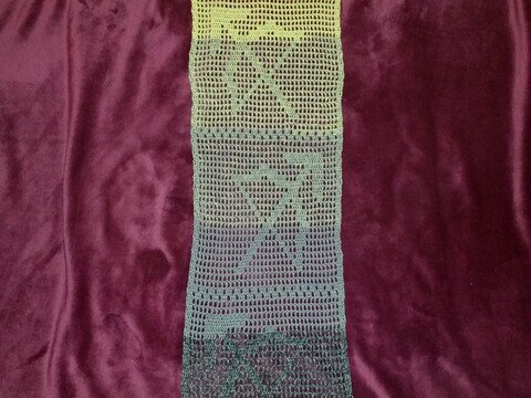 Sternzeichen-Schal Schütze, Häkelanleitung