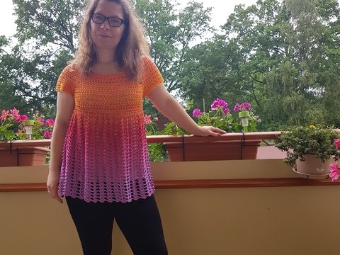 Häkelanleitung Tunika/ Kleid "Acacia" für Groß und klein