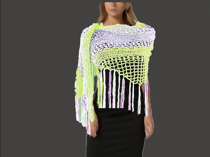 Sommertuch und Sommerschal - Häkelanleitung