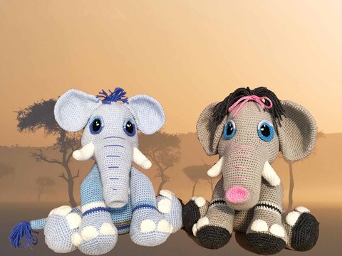 Cotton & Friends: Maxiedition - „Ezra und Emily das Elefantenpärchen“