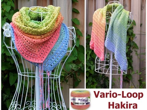 Vario-Loop HAKIRA häkeln mit 1 Woolly-Hugs-Bobbel-Cotton mit Veronika Hug
