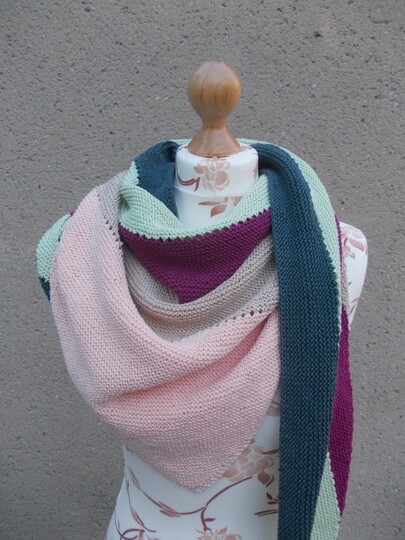 Dreiecktuch "Summer Blues"