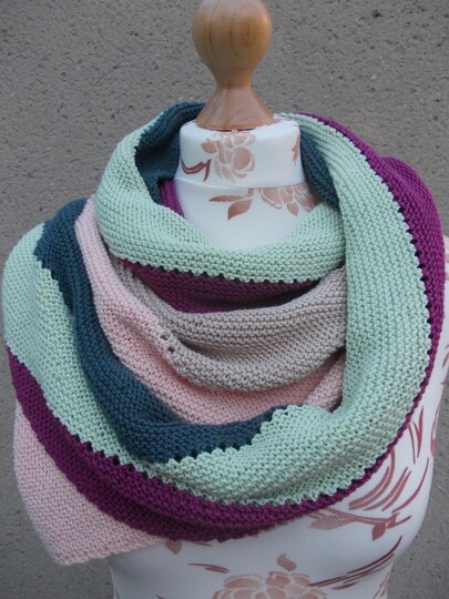 Dreiecktuch "Summer Blues"