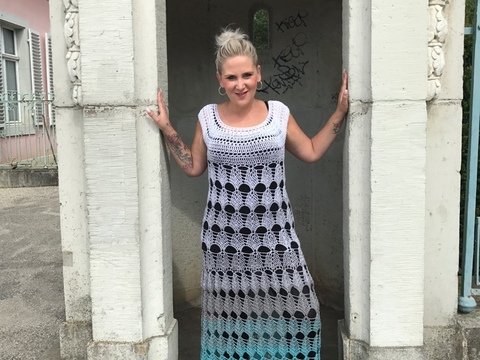 Häkelanleitung Kleid "Melody" - 1 Anleitung-2 Varianten