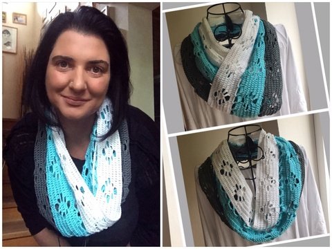 Häkeln / Loop for You / floraler Traum