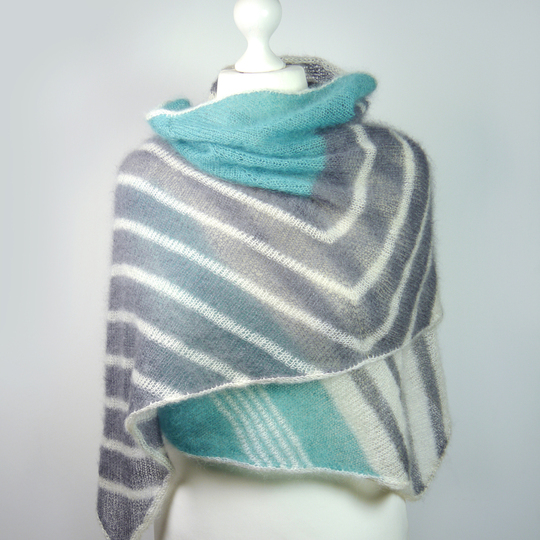 Tuch / Stola / Schal Windseeker Strickanleitung