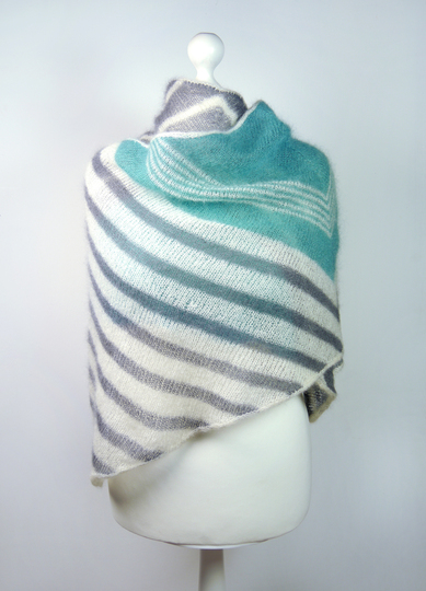 Tuch / Stola / Schal Windseeker Strickanleitung