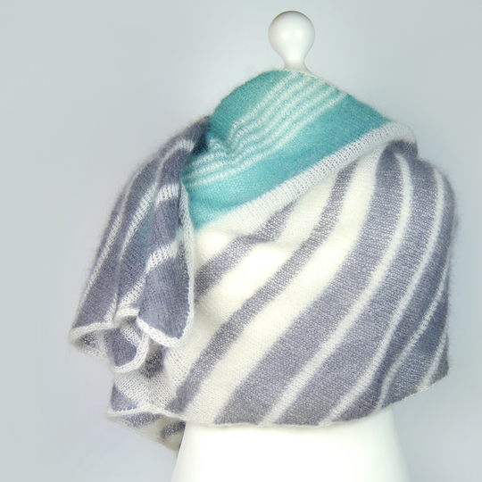 Tuch / Stola / Schal Windseeker Strickanleitung