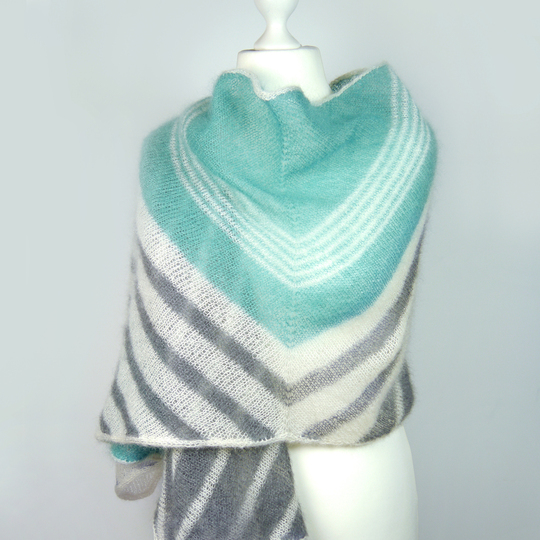 Tuch / Stola / Schal Windseeker Strickanleitung