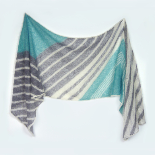 Tuch / Stola / Schal Windseeker Strickanleitung