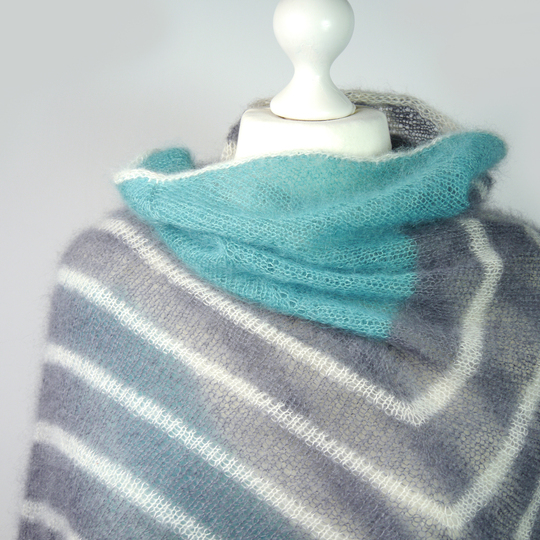 Tuch / Stola / Schal Windseeker Strickanleitung