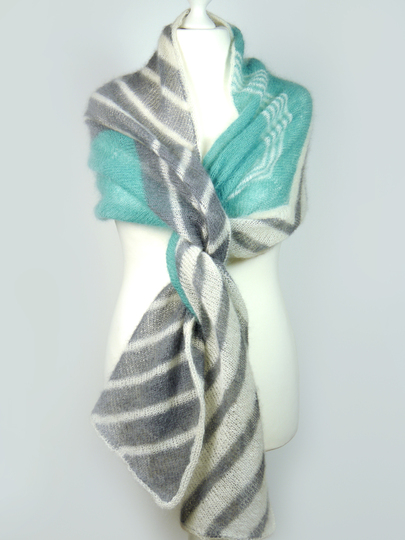 Tuch / Stola / Schal Windseeker Strickanleitung