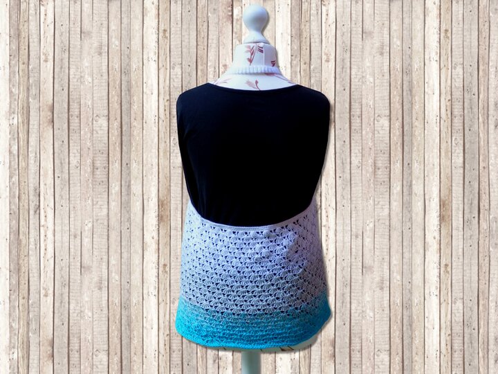 2 in 1 Häkelanleitung Neckholder - Tunika Ocean Summer - alle Größen