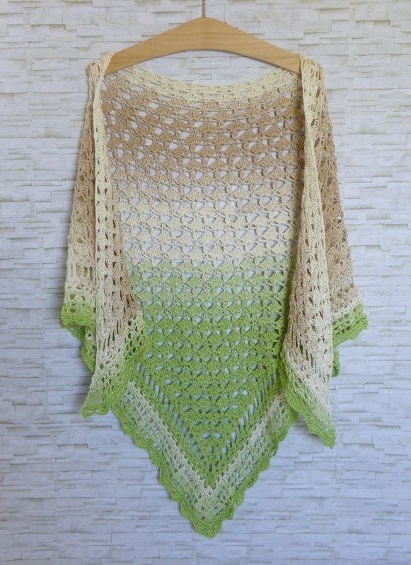 "Imara" schönes Häkeltuch / Dreieckstuch - Bild 2