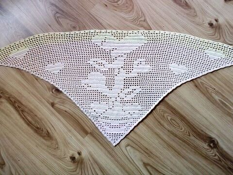 Motivtuch: Herzblümchen-Haekelkeks ( Häkelanleitung)