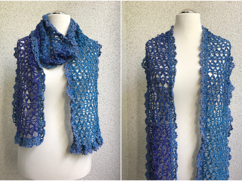 Häkelanleitung für einen Sommerschal