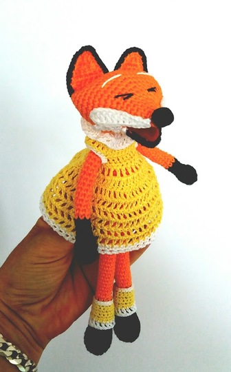 Anleitung Amigurumi „Schlaues Füchslein„  21 cm Groß