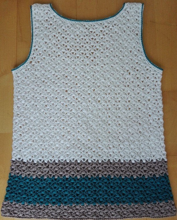 Häkeltop Büschelgitter Gr. S - XXL - Bild 3