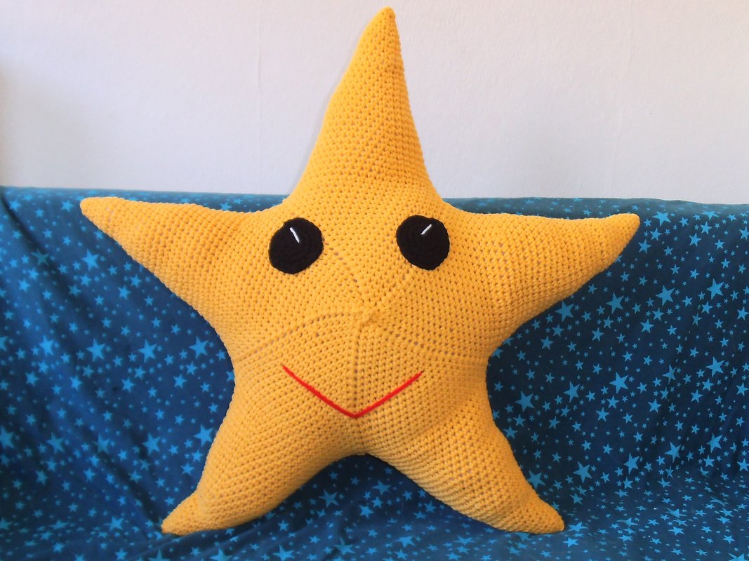 Sternkissen XXL Häkelanleitung