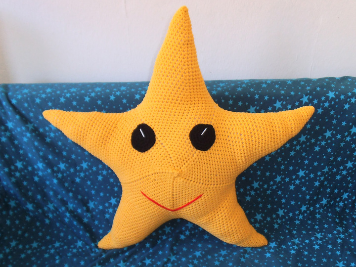 Sternkissen XXL Häkelanleitung