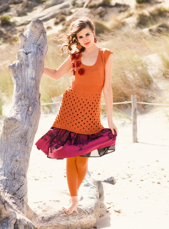 Strickanleitung Kleid Rosanna