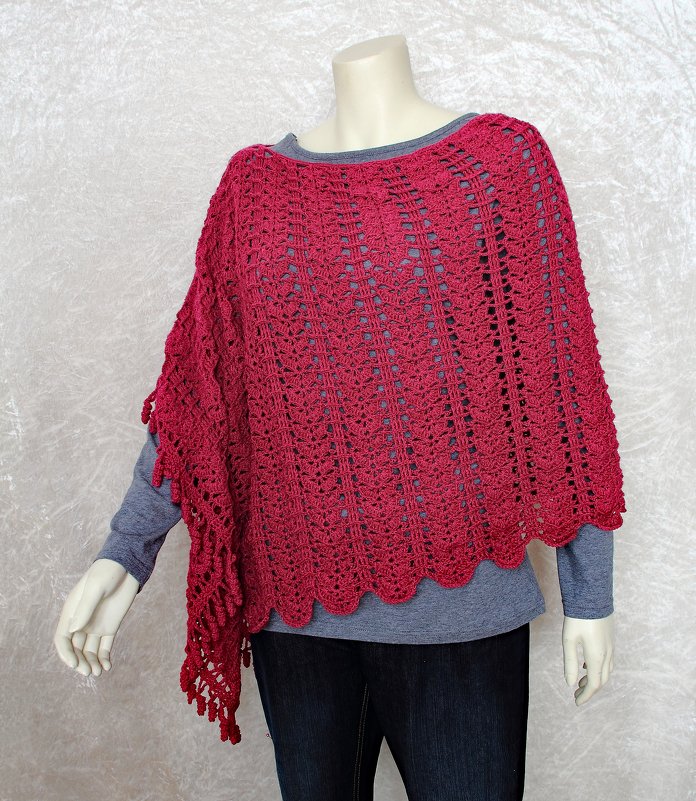 Crochet pattern poncho  "Laer" - Image 8