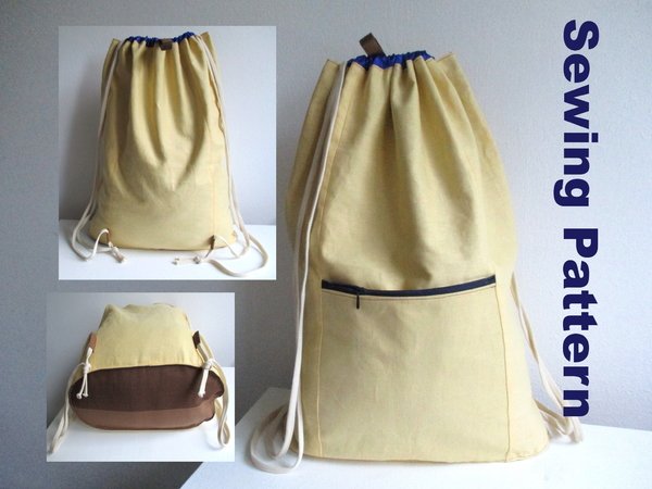 Drawstring Backpack School Bag Cinch Rucksack