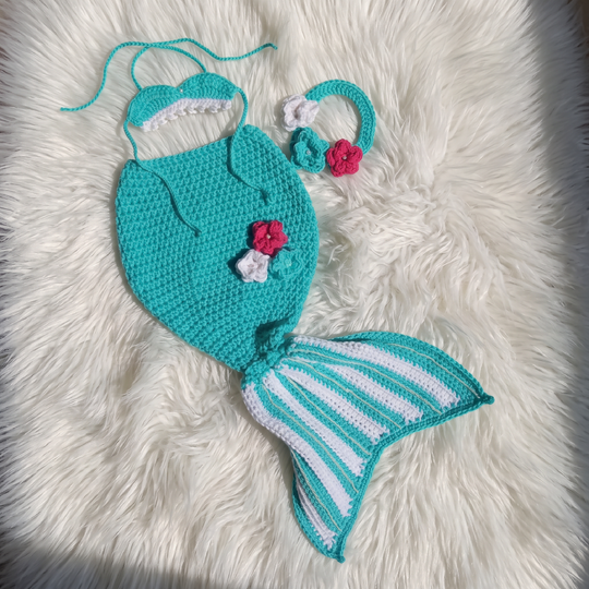 Crochet Pattern Mermaid Costume