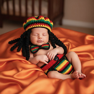 Reggae Baby Costume Crochet Pattern