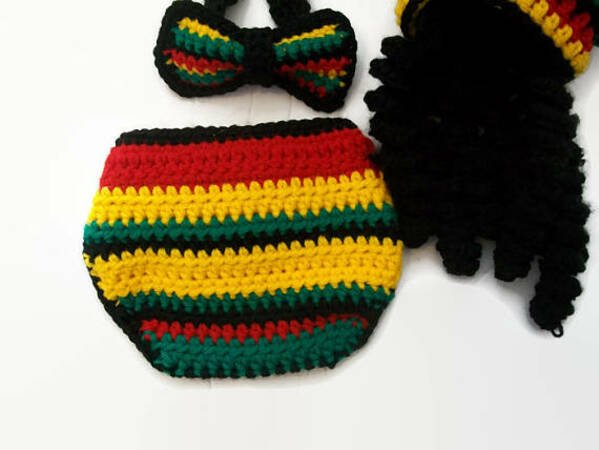 Reggae Baby Costume Crochet Pattern