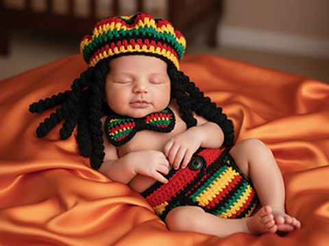 Reggae Baby Costume Crochet Pattern